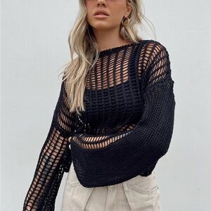 Princess Polly Kennedy sweater black